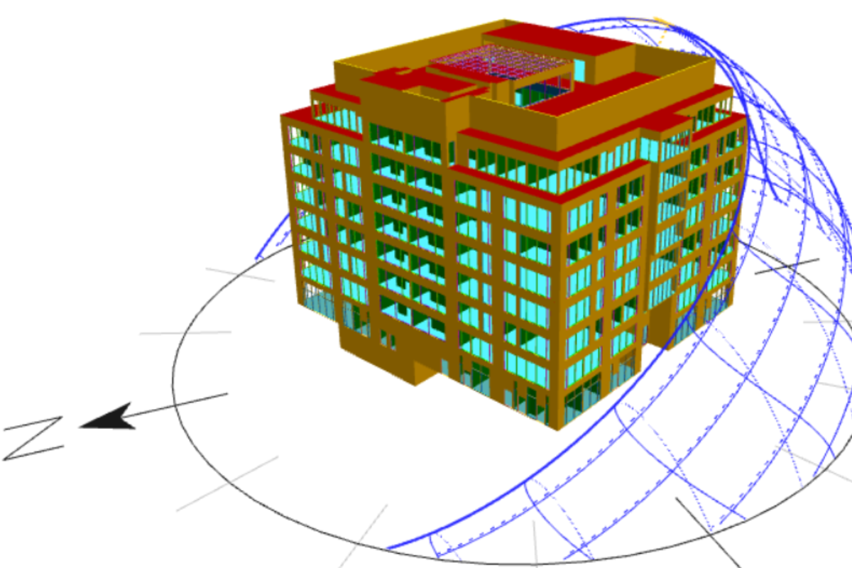 Modelling of the building.