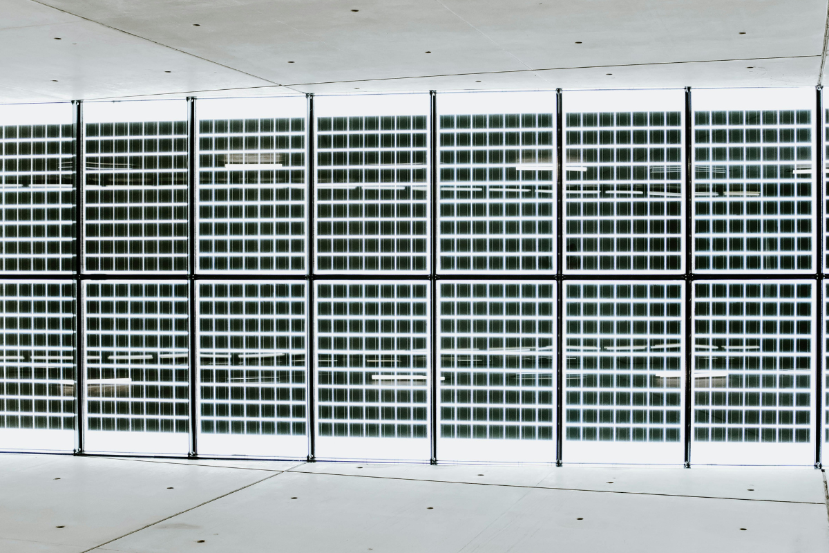 Vents in a commercial building.